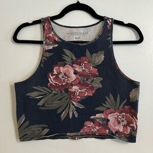 AÉROPOSTALE Floral Crop Tank